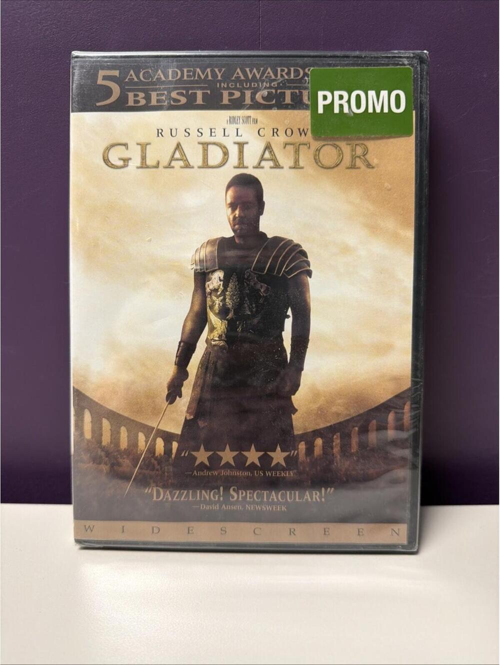 Gladiator (DVD 2003 Widescreen) Russell Crowe New Sealed Deleted Scenes